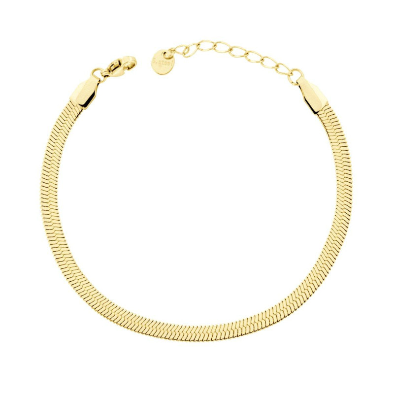 BRACCIALE CATENA MAGIK MM 4 IN ACCIAIO COLORE ORO