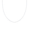 COLLANA CATENA DI PERLE IN ACCIAIO