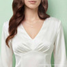 COLLANA CATENA FORZATINA DIAMANTATA CON PUNTO LUCE CUSHION E TRILOGY CUBIC ZIRCONIA BIANCHI IN ACCIAIO COLORE ORO
