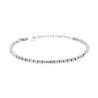 BRACCIALE CATENA DI CILINDRETTI MARTELLATI IN ACCIAIO