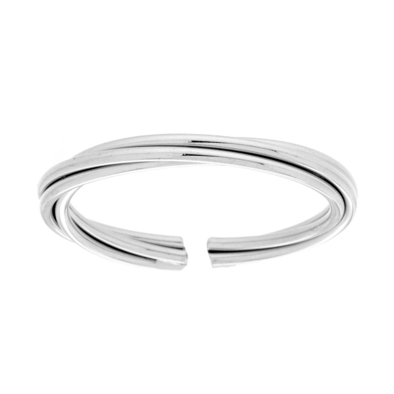 ANELLO MULTIFILO INTRECCIATO IN ACCIAIO